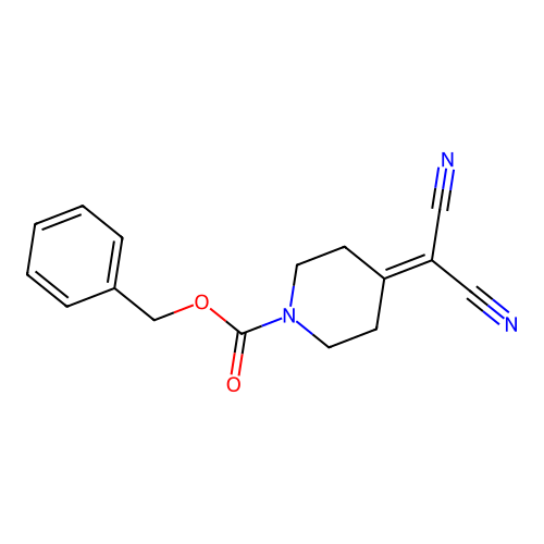 Benzyl 4-(dicyanomethylidene)piperidine-1-carboxylate structure
