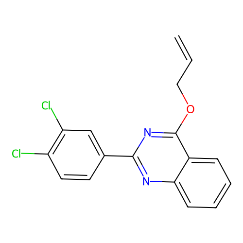 2-(3,4-Dichlorophenyl)-4-(prop-2-en-1-yloxy)quinazoline structure