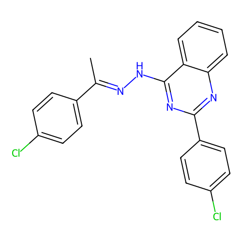 C22H16Cl2N4 structure