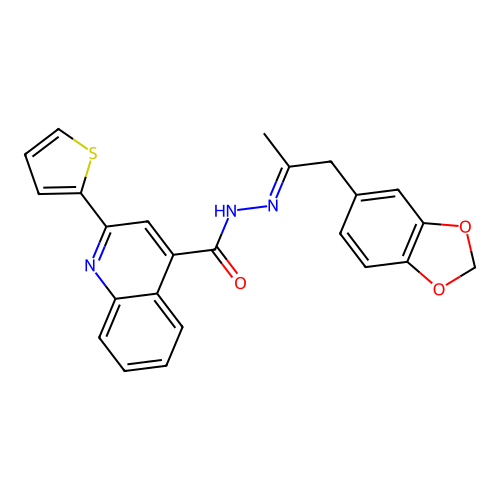 C24H19N3O3S structure