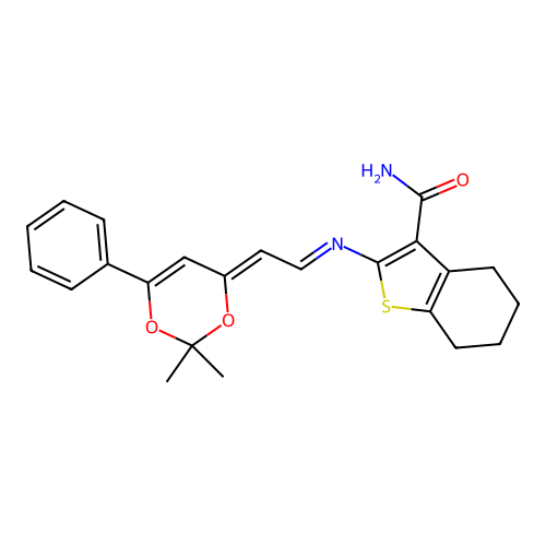 C23H24N2O3S structure