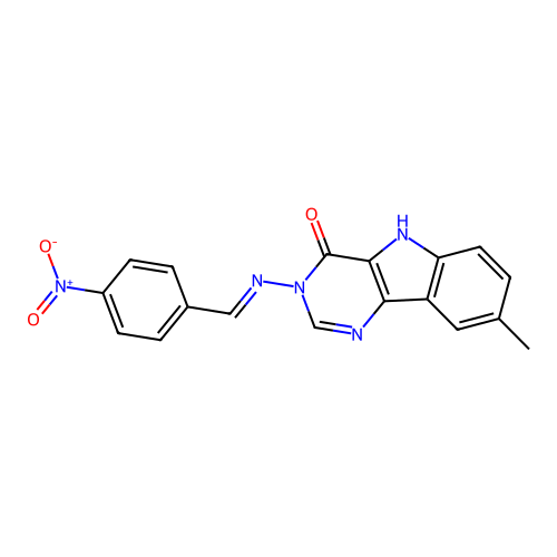 C18H13N5O3 structure