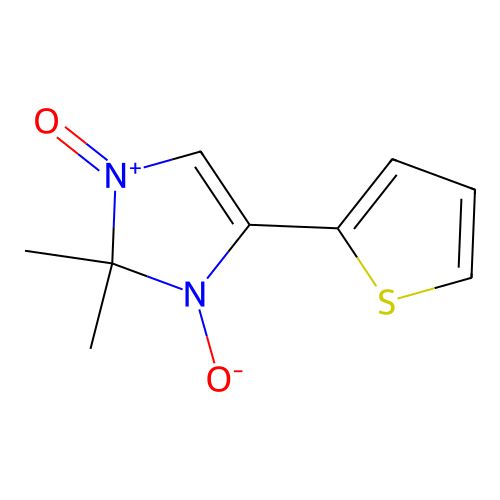 2,2-Dimethyl-4-thiophen-2-yl-2H-imidazole 1,3-dioxide structure