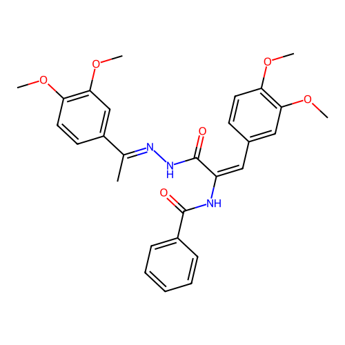 C28H29N3O6 structure