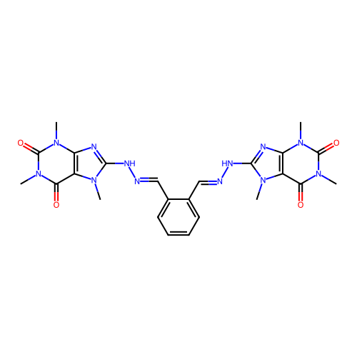 C24H26N12O4 structure