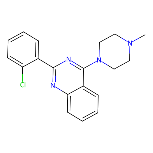 2-(2-Chlorophenyl)-4-(4-methylpiperazin-1-yl)quinazoline structure