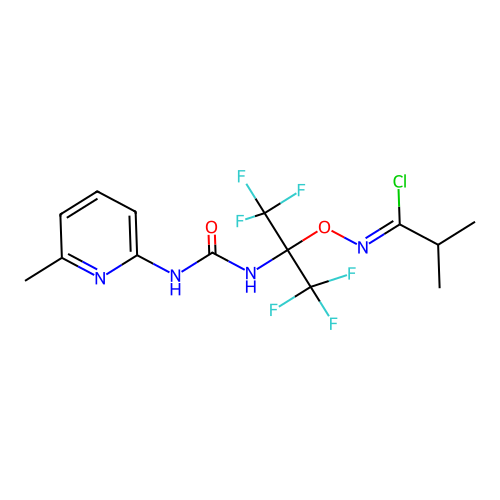 C14H15ClF6N4O2 structure