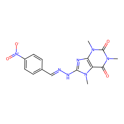 C15H15N7O4 structure
