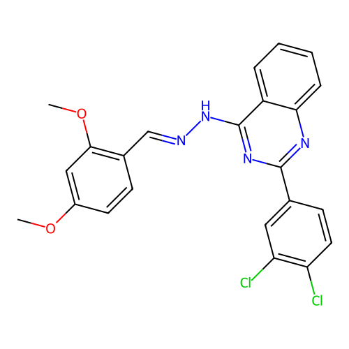 C23H18Cl2N4O2 structure