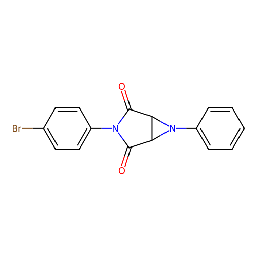 3-(4-Bromophenyl)-6-phenyl-3,6-diazabicyclo[3.1.0]hexane-2,4-dione structure