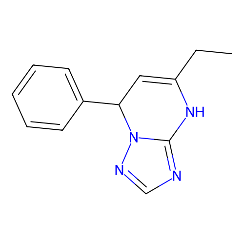 5-Ethyl-7-phenyl-4,7-dihydro[1,2,4]triazolo[1,5-a]pyrimidine structure