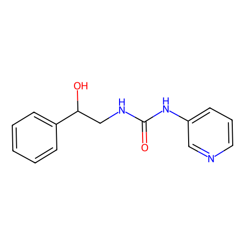 1-(2-Hydroxy-2-phenylethyl)-3-(pyridin-3-YL)urea structure