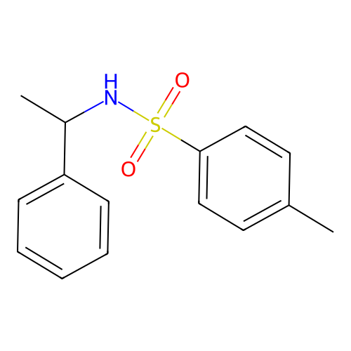 4-甲基-N-(1-苯乙基)苯磺酰胺 structure