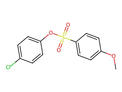 4-Chlorophenyl 4-methoxybenzenesulfonate structure