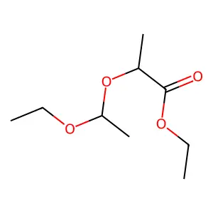 Ethyl 2-(1-ethoxyethoxy)propanoate structure