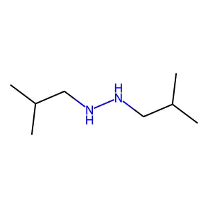 Hydrazine, 1,2-bis(2-methylpropyl)- structure