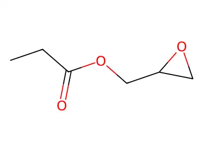 2,3-Epoxypropyl propionate structure