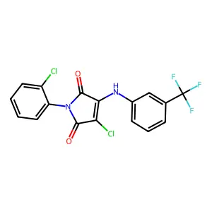 C17H9Cl2F3N2O2 structure