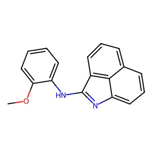 Benzo[cd]indol-2-yl-(2-methoxy-phenyl)-amine structure