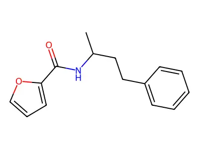N-(4-phenylbutan-2-yl)furan-2-carboxamide structure