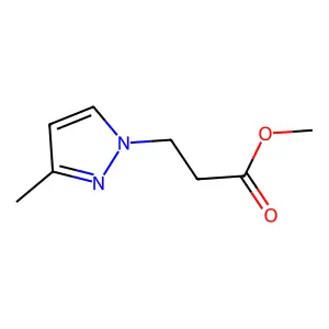 methyl 3-(3-methyl-1H-pyrazol-1-yl)propanoate structure