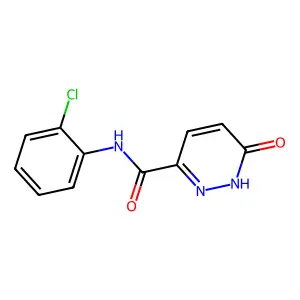 N-(2-chlorophenyl)-6-oxo-1,6-dihydropyridazine-3-carboxamide structure