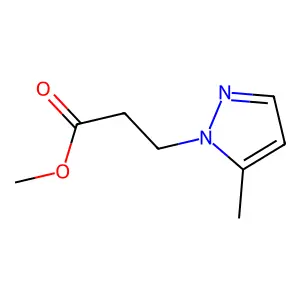 Methyl 3-(5-methyl-1H-pyrazol-1-YL)propanoate structure