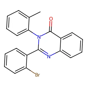 2-(2-Bromophenyl)-3-(2-methylphenyl)quinazolin-4-one structure