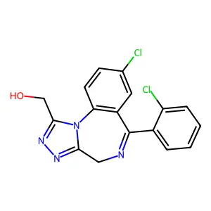 α-羟基三唑仑 structure