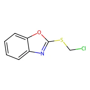 2-[(Chloromethyl)sulfanyl]-1,3-benzoxazole structure