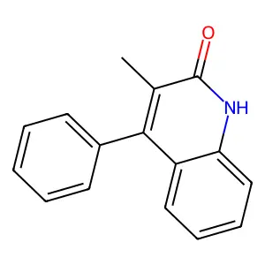 3-Methyl-4-phenyl-1,2-dihydroquinolin-2-one structure