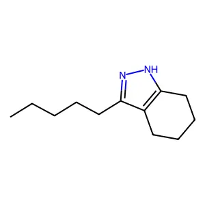 3-Pentyl-4,5,6,7-tetrahydro-1H-indazole structure