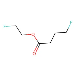 Butyric acid, 4-fluoro-, 2-fluoroethyl ester structure