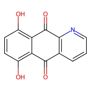 10-Hydroxybenzo[g]quinoline-5,6,9(1H)-trione structure