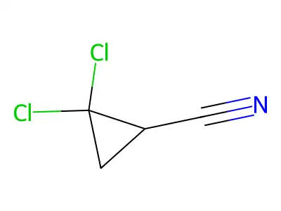 2,2-Dichlorocyclopropane-1-carbonitrile structure