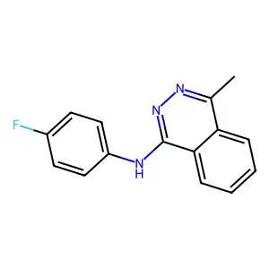 N-(4-fluorophenyl)-4-methylphthalazin-1-amine structure