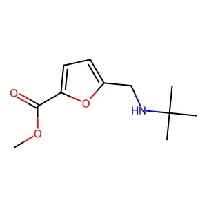 Methyl 5-[(tert-butylamino)methyl]furan-2-carboxylate structure