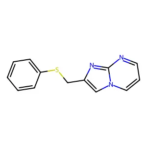 2-((Phenylthio)methyl)imidazo[1,2-a]pyrimidine structure