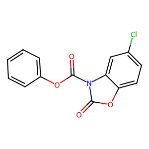 Phenyl 5-Chloro-2-Oxobenzo(D)Oxazole-3(2H)-Carboxylate structure