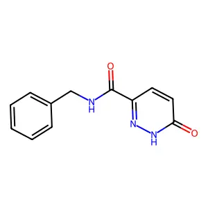 N-苄基-6-氧代-1,6-二氢哒嗪-3-甲酰胺 structure
