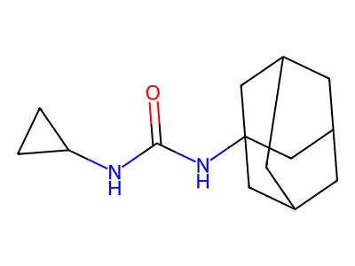 1-(1-Adamantyl)-3-cyclopropylurea structure