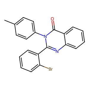 2-(2-bromophenyl)-3-(4-methylphenyl)quinazolin-4(3H)-one structure