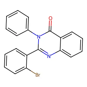 2-(2-Bromophenyl)-3-phenylquinazolin-4-one structure
