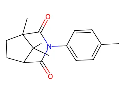 1,8,8-Trimethyl-3-(4-methylphenyl)-3-azabicyclo[3.2.1]octane-2,4-dione structure