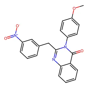 3-(4-Methoxyphenyl)-2-[(3-nitrophenyl)methyl]quinazolin-4-one structure