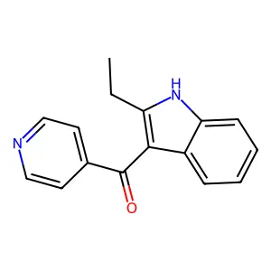 (2-Ethyl-1H-indol-3-yl)(pyridin-4-yl)methanone structure
