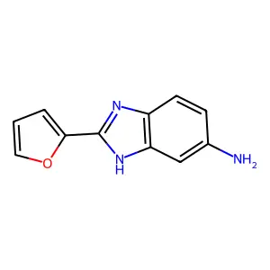 2-(furan-2-yl)-1H-1,3-benzodiazol-5-amine structure