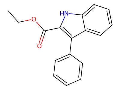ethyl 3-phenyl-1H-indole-2-carboxylate structure
