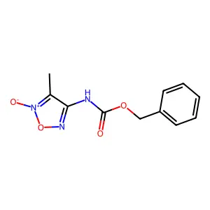 Benzyl 2-hydroxy-3-methyl-1,2lambda(5),5-oxadiazol-4-ylcarbamate structure