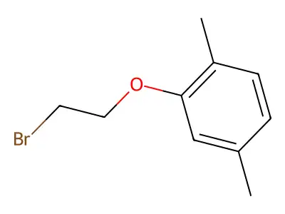 2-(2-Bromoethoxy)-1,4-dimethylbenzene structure